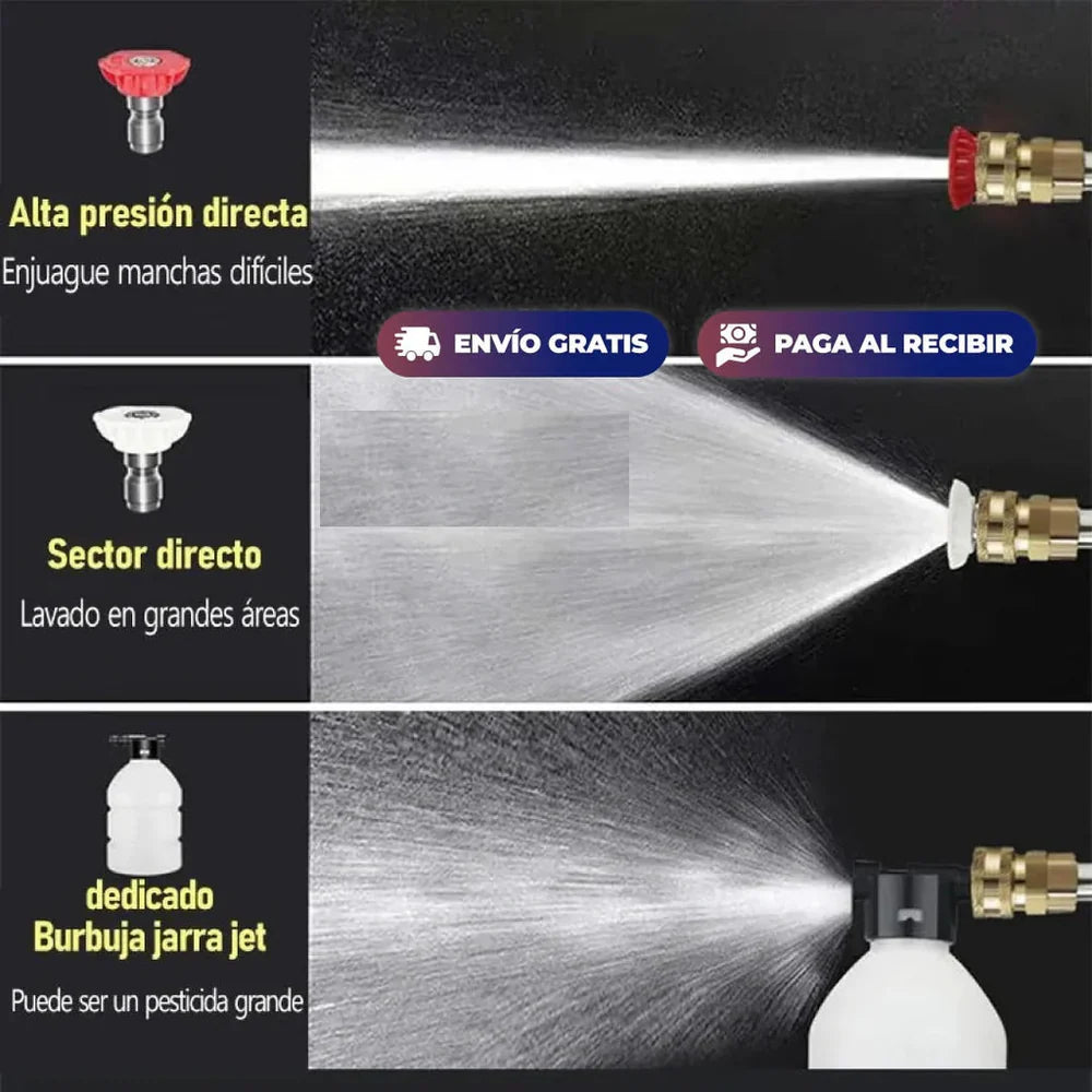 EcoWash TurboFlex™ - Hidrolavadora Inalámbrica